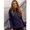 Tmavomodrá dámska prešívaná prechodná bunda s kapucňou Bolf KSW4008A Tmavomodrá dámska prešívaná prechodná bunda s kapucňou Bolf KSW4008A