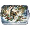 Ambiente Europe BV Podnos Mačiatko v snehu 13x21cm Ambiente Europe BV Podnos Mačiatko v snehu 13x21cm