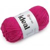 Bavlnená pletacia priadza Ideal 50 g pink 1ks Bavlnená pletacia priadza Ideal 50 g pink 1ks