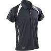 Spiro Polokošile S177M týmové krátký rukáV pánské COT29177M98001-black/white Černá/bílá