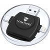 VIKING ČÍTAČKA PAMÄŤOVÝCH KARIET V4 USB3.0 4V1 čierna VR4V1B VIKING ČÍTAČKA PAMÄŤOVÝCH KARIET V4 USB3.0 4V1 čierna VR4V1B