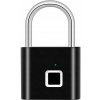 Verk 11534 Elektronický visiaci zámok s odtlačkom prsta, USB, čierny Verk 11534 Elektronický visiaci zámok s odtlačkom prsta, USB, čierny