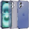 Techsuit - Shockproof Clear Silicone obal pre iPhone 16 – dymovo čierny
