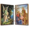 Oltárik: Anjel strážny + Svätá rodina, drevený - N17 Oltárik: Anjel strážny + Svätá rodina, drevený - N17
