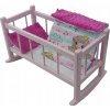 RUŽOVÁ KOLÍSKA PRE BÁBIKU + prikrývka, vankúš, matrac. RUŽOVÁ KOLÍSKA RUŽOVÁ KOLÍSKA PRE BÁBIKU + prikrývka, vankúš, matrac. RUŽOVÁ KOLÍSKA