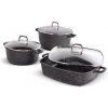 Lamart LT1287 Sada nádobí CAST 6 ks, černá