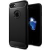 SES Ochranné silikónové karbón Apple iPhone 8 Plus - čierne