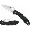 Spyderco C11PBK Delica 4 Lightweight Black Plain vreckový nôž 7,5 cm, čierna, FRN Spyderco C11PBK Delica 4 Lightweight Black Plain vreckový nôž 7,5 cm, čierna, FRN
