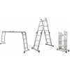Hliníkový rebrík Geko 12-stupňový, nosnosť do 150 kg Hliníkový rebrík Geko 12-stupňový, nosnosť do 150 kg