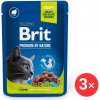 Brit Premium Cat Sterilised Lamb 3 x 100 g