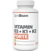 GymBeam Vitamin D3 + K1 + K2 Forte kapsuly na podporu imunitného systému a pre normálny stav zubov 120 cps GymBeam Vitamin D3 + K1 + K2 Forte kapsuly na podporu imunitného systému a pre normálny stav zubov 120 cps