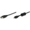 Manhattan Hi-Speed USB 2.0 kábel A-Micro B M/M 1,8m, čierny 307178 Manhattan Hi-Speed USB 2.0 kábel A-Micro B M/M 1,8m, čierny 307178