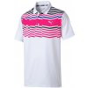 Pánske golfové tričko Puma Road Map S Biela/Ružová Pánske golfové tričko Puma Road Map S Biela/Ružová