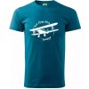 Still Plays With Planes - Klasické pánske tričko vyššej gramáže - 3XL ( Petrolejová ) Still Plays With Planes - Klasické pánske tričko vyššej gramáže - 3XL ( Petrolejová )
