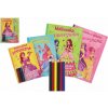 Maľovanky + aktivity / Maľovanky + aktivity Princezné / princezné 4ks + pastelky CZ + SK verzie v sáčku 21x29cm Maľovanky + aktivity / Maľovanky + aktivity Princezné / princezné 4ks + pastelky CZ + SK verzie v sáčku 21x29cm