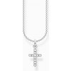 Thomas Sabo Náhrdelník s príveskom krížik pavé striebro KE2069-051-14 Thomas Sabo Náhrdelník s príveskom krížik pavé striebro KE2069-051-14