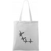 EKG bouldering - Taška bavlnená - 42 x 38 cm ( Biela ) EKG bouldering - Taška bavlnená - 42 x 38 cm ( Biela )