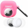 AppleKing 3v1 sada silikónového obalu a ochrannej fólie na prednú a zadnú stranu pre AirPods 4 / AirTag 1 / 2 - svietiaca ružová - možnosť vrátiť tovar ZADARMO do 30tich dní AppleKing 3v1 sada silikónového obalu a ochrannej fólie na prednú a zadnú stranu pre AirPods 4 / AirTag 1 / 2 - svietiaca ružová - možnosť vrátiť tovar ZADARMO do 30tich dní