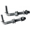 PILECKÝ Pánt pre bránu DARCROMET regulovateľný M16 x 140 mm pozinkovaný 2 ks