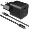 FIXED mini nabíjačka 20W USB-C s USB-C/Lightning káblom - PD - MFi na iPhone/iPad - 1 m - čierna FIXC20M-CL-BK - možnosť vrátiť tovar ZADARMO do 30tich dní FIXED mini nabíjačka 20W USB-C s USB-C/Lightning káblom - PD - MFi na iPhone/iPad - 1 m - čierna FIXC20M-CL-BK - možnosť vrátiť tovar ZADARMO do 30tich dní