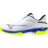 Pánska tenisová obuv Mizuno Wave Exceed Court Clay M White/Dazzling Blue/Lightning EUR 42,5 Pánska tenisová obuv Mizuno Wave Exceed Court Clay M White/Dazzling Blue/Lightning EUR 42,5
