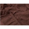 TEXTILOMANIE Froté prestieradlo Exclusive tmavo hnedé 180 × 200 cm TEXTILOMANIE Froté prestieradlo Exclusive tmavo hnedé 180 × 200 cm