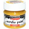 akrylová farba metalická Pentart 50 ml zlatá akrylová farba metalická Pentart 50 ml zlatá