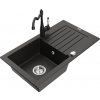 MEXEN/S MEXEN/S - Pablo granitový drez 1-miska vrátane batérie Carla, čierna/zlatá metalik 6510-75-670700-70 MEXEN/S MEXEN/S - Pablo granitový drez 1-miska vrátane batérie Carla, čierna/zlatá metalik 6510-75-670700-70