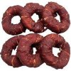 Pochúťka Donut s kačacím mäsom 12,5cm/6ks Pochúťka Donut s kačacím mäsom 12,5cm/6ks