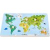 Puzzle s úchytmi mapa sveta Puzzle s úchytmi mapa sveta