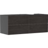 Hansgrohe Xevolos E - Umývadlová skrinka 137x56x55 cm, 4 zásuvky, matná sivá/tmavý dub 54241730 Hansgrohe Xevolos E - Umývadlová skrinka 137x56x55 cm, 4 zásuvky, matná sivá/tmavý dub 54241730