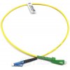 FIBRAIN Optický patchcord SC/APC - LC/PC 7m, Gold, 2.8mm, simplex, SM, G657A1 FIBRAIN Optický patchcord SC/APC - LC/PC 7m, Gold, 2.8mm, simplex, SM, G657A1