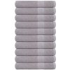 Uteráky do sauny 10 ks Sivé 80x200 cm 360 g/m² 100 % bavlna Uteráky do sauny 10 ks Sivé 80x200 cm 360 g/m² 100 % bavlna