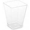 Fingerfood pohárik PS hranatý číry 58 x 58 x 76 mm 160ml Fingerfood pohárik PS hranatý číry 58 x 58 x 76 mm 160ml