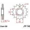 JT Reťazové koliečko JT JTF 743-14 14T, 530 JT Reťazové koliečko JT JTF 743-14 14T, 530