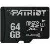PATRIOT 64GB microSDHC Class10 bez adaptéru PSF64GMDC10 PATRIOT 64GB microSDHC Class10 bez adaptéru PSF64GMDC10