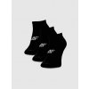 4F Krátke Členkové Ponožky , balenie 3 párov bavlnených Ponožky čierne, 3 páry, 43-46 4F Krátke Členkové Ponožky , balenie 3 párov bavlnených Ponožky čierne, 3 páry, 43-46