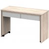 Kondela PC stôl, 120x50cm, rozkladací, dub sonoma, biely, VERSAL NEW Kondela PC stôl, 120x50cm, rozkladací, dub sonoma, biely, VERSAL NEW