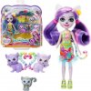 Mattel ENCHANTIMALS Sunshine Beach rodinka lemurů Lorinda Lemur HRX86