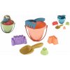 Sada na piesok plast vedro, lopatka, hrabličky, 3 formičky - mix variantov či farieb Sada na piesok plast vedro, lopatka, hrabličky, 3 formičky - mix variantov či farieb