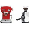 Ascaso Dream PID, Love Red + Eureka Mignon Libra 65 All Purpose, CR white Ascaso Dream PID, Love Red + Eureka Mignon Libra 65 All Purpose, CR white
