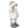 Vianočná dekorácia ako postavička chlapčeka v zimnom oblečení a s bielym lampášom 20 x 19 x 41 cm Clayre & Eef 36132 Vianočná dekorácia ako postavička chlapčeka v zimnom oblečení a s bielym lampášom 20 x 19 x 41 cm Clayre & Eef 36132