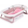 Skladacia detská vanička Isla s kúpaceou podložkou Chipolino – Ružová Skladacia detská vanička Isla s kúpaceou podložkou Chipolino – Ružová