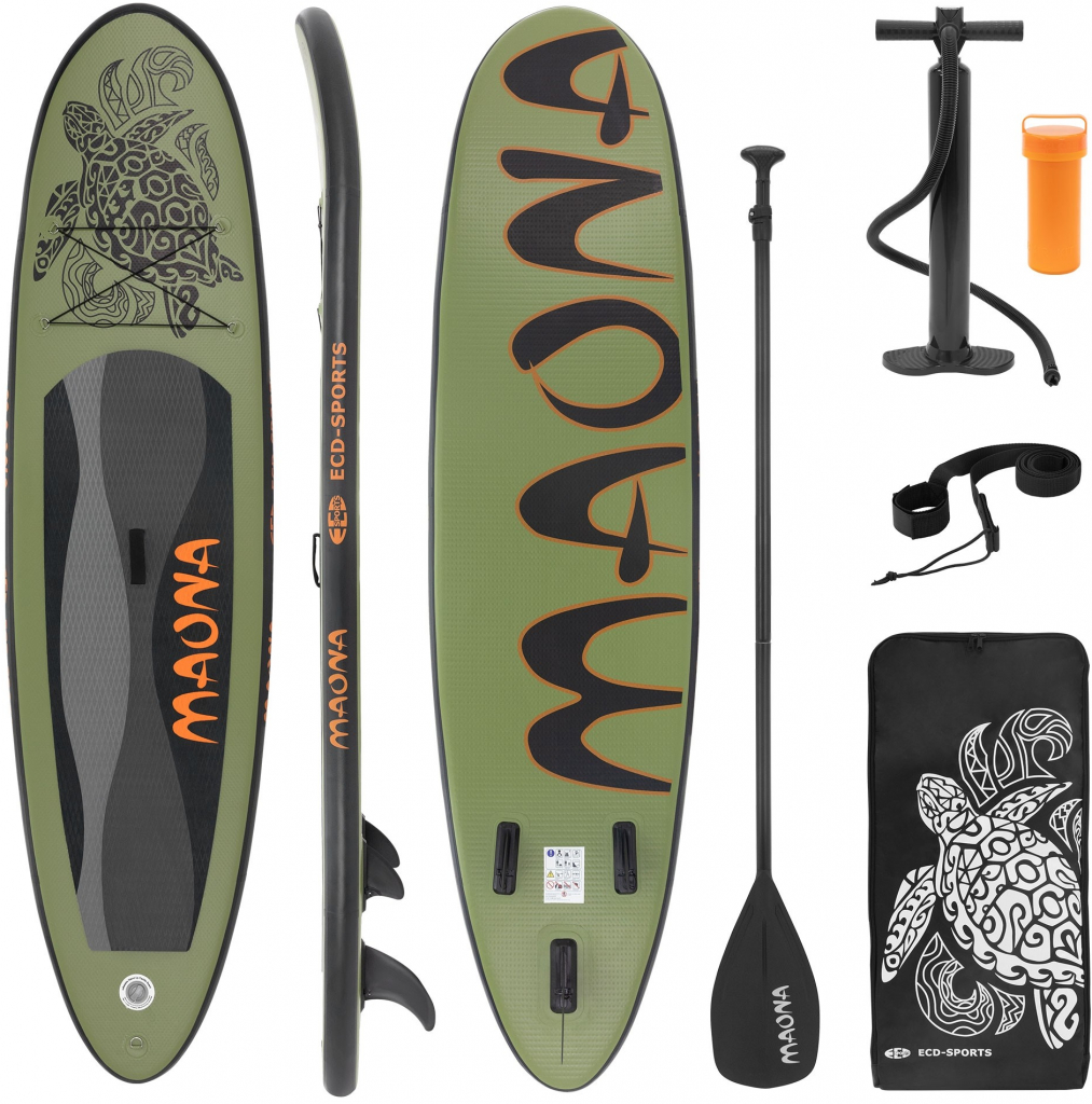 Paddleboard ECD Maona 308x78x10 cm Olive