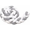 T-TOMI Pletený mantinel 360 cm White + Grey T-TOMI Pletený mantinel 360 cm White + Grey