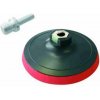 EXTOL CRAFT Tanier unášací so suchým zipsom pre uhl. brúsky (M14), 125mm, adaptér z M14 na valcovú stopku pr.8mm EXTOL CRAFT Tanier unášací so suchým zipsom pre uhl. brúsky (M14), 125mm, adaptér z M14 na valcovú stopku pr.8mm