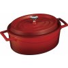 Hrniec LAVA METAL Liatinový hrniec oválny 31cm - červený (LVOTC31K2R) Hrniec LAVA METAL Liatinový hrniec oválny 31cm - červený (LVOTC31K2R)