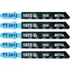 YATO List pílový do priamočiarej píly 75 mm na kov TPI21 5 ks (YT-3412) YATO List pílový do priamočiarej píly 75 mm na kov TPI21 5 ks (YT-3412)