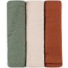 PETITEMARS PETITE & MARS Sada plienok bambusová mušelínová 3ks Moussy Earth Tones 68 x 68 cm PETITEMARS PETITE & MARS Sada plienok bambusová mušelínová 3ks Moussy Earth Tones 68 x 68 cm