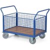 Plošinový vozík - 4 drôtené výplne, 1000x700 mm, 200 kg Plošinový vozík - 4 drôtené výplne, 1000x700 mm, 200 kg